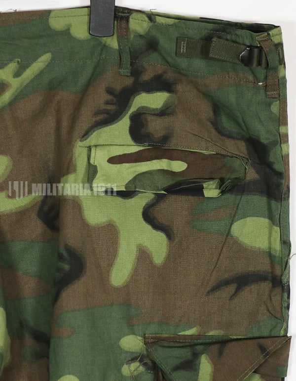 実物　1967年製 ポップリン製　デッドストック　ERDL パンツ　XLサイズ　生地2種類混合　レア品