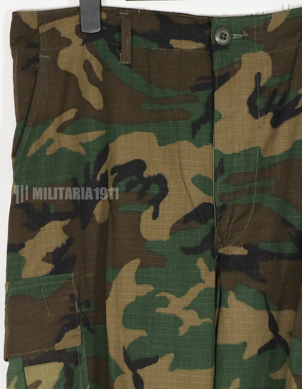 実物　1970年製　デッドストック　リップストップ　ERDL ファティーグパンツ　ブラウンリーフ