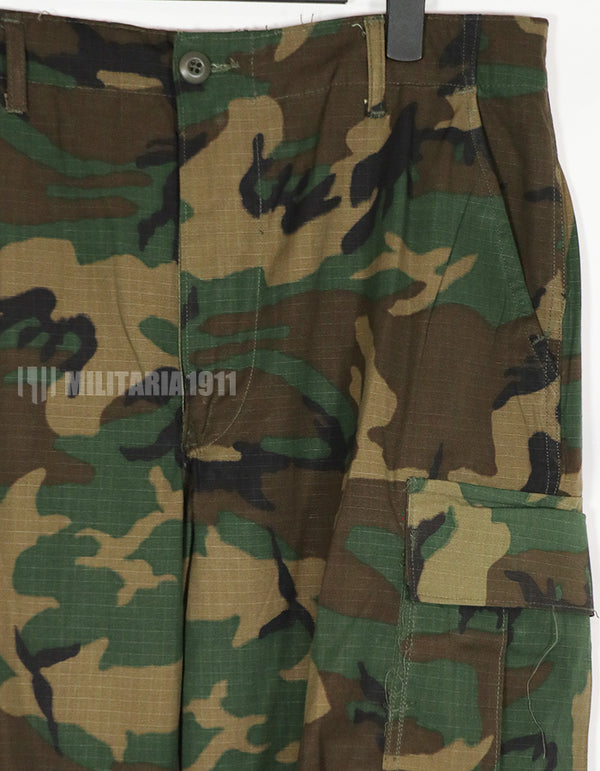 実物　1970年製　デッドストック　リップストップ　ERDL ファティーグパンツ　ブラウンリーフ