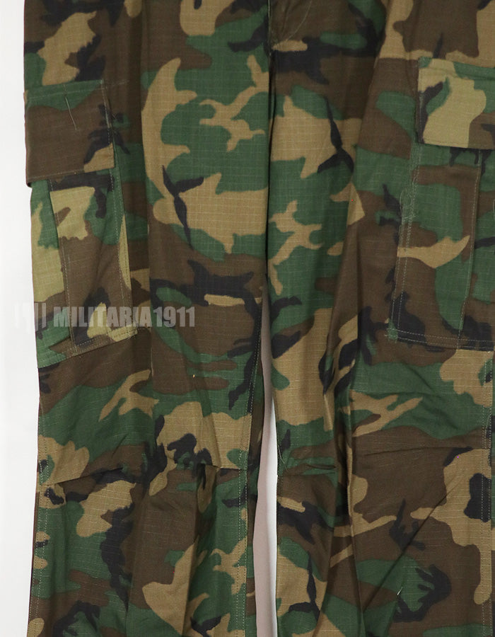 実物　1970年製　デッドストック　リップストップ　ERDL ファティーグパンツ　ブラウンリーフ