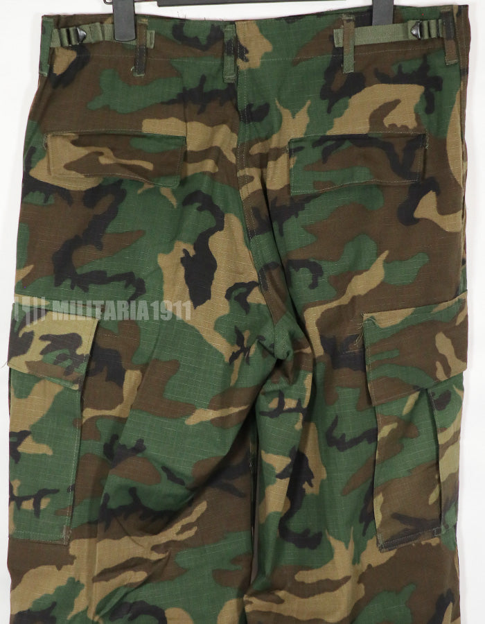 実物　1970年製　デッドストック　リップストップ　ERDL ファティーグパンツ　ブラウンリーフ