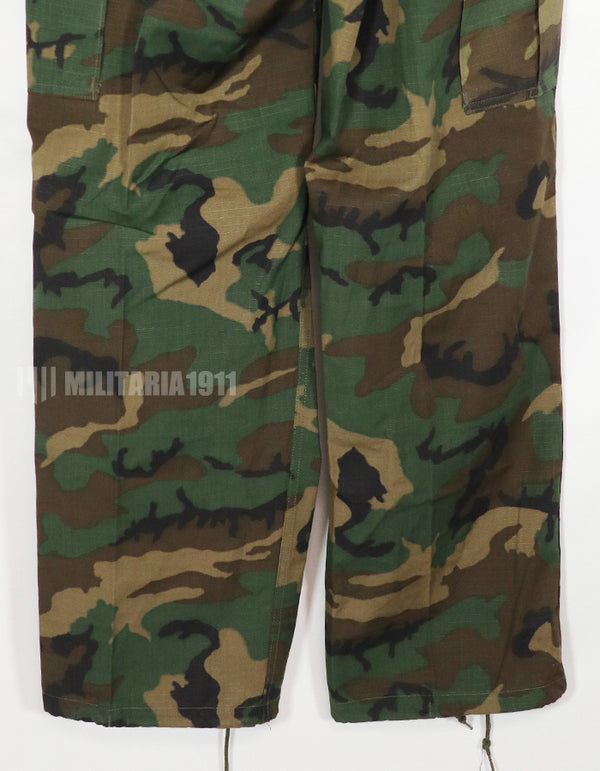 実物　1970年製　デッドストック　リップストップ　ERDL ファティーグパンツ　ブラウンリーフ