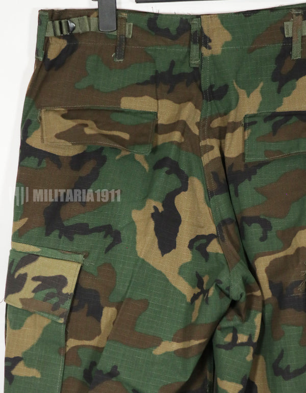 実物　1970年製　デッドストック　リップストップ　ERDL ファティーグパンツ　ブラウンリーフ