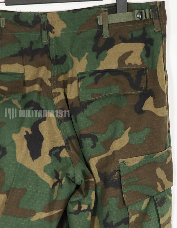 実物　1970年製　デッドストック　リップストップ　ERDL ファティーグパンツ　ブラウンリーフ