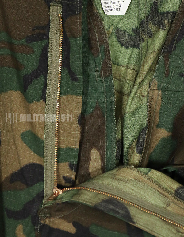 実物　1970年製　デッドストック　リップストップ　ERDL ファティーグパンツ　ブラウンリーフ