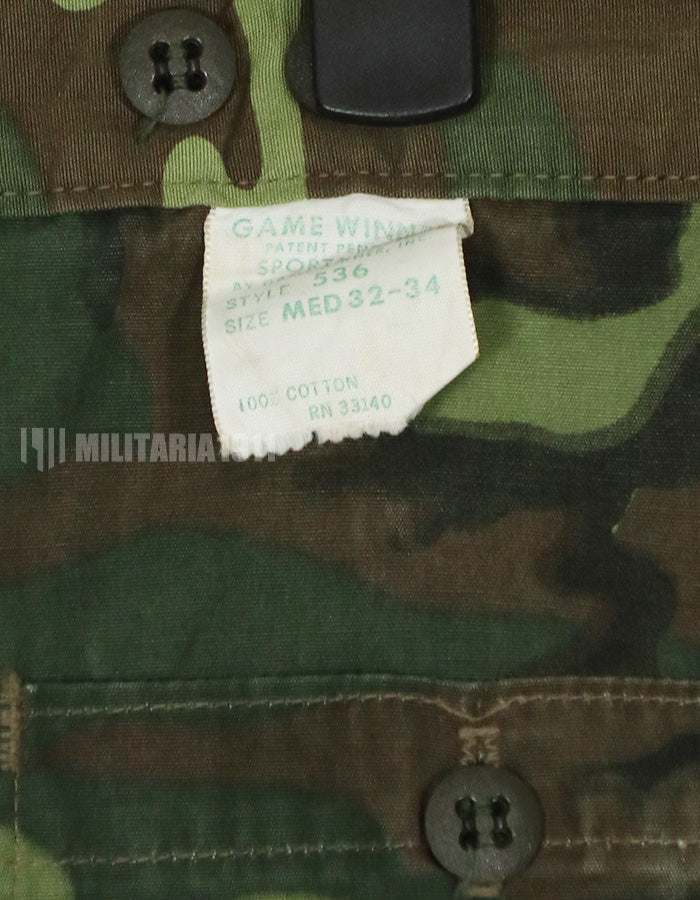 民間品　ポップリン製　ERDL　ハンティングパンツ　1970年代　中古品