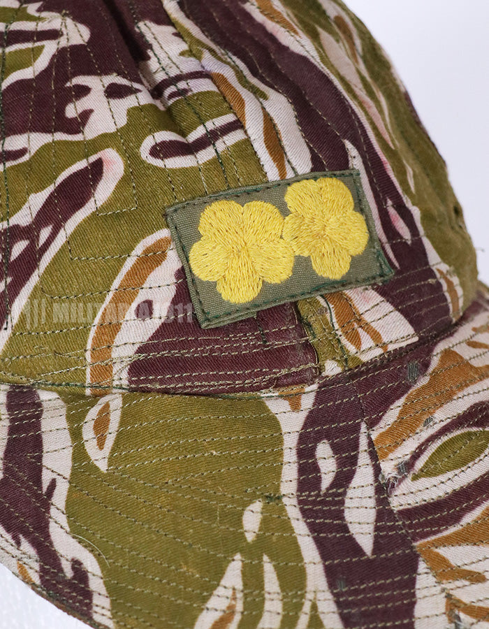 実物生地レプリカ　レイトウォーパターン　タイガーストライプ　ベースボールキャップ