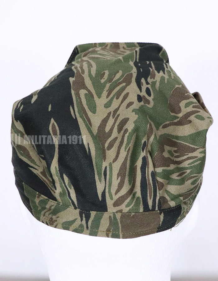 実物生地レプリカ　シルバータイガーストライプ　ユーティリティキャップ　中古品