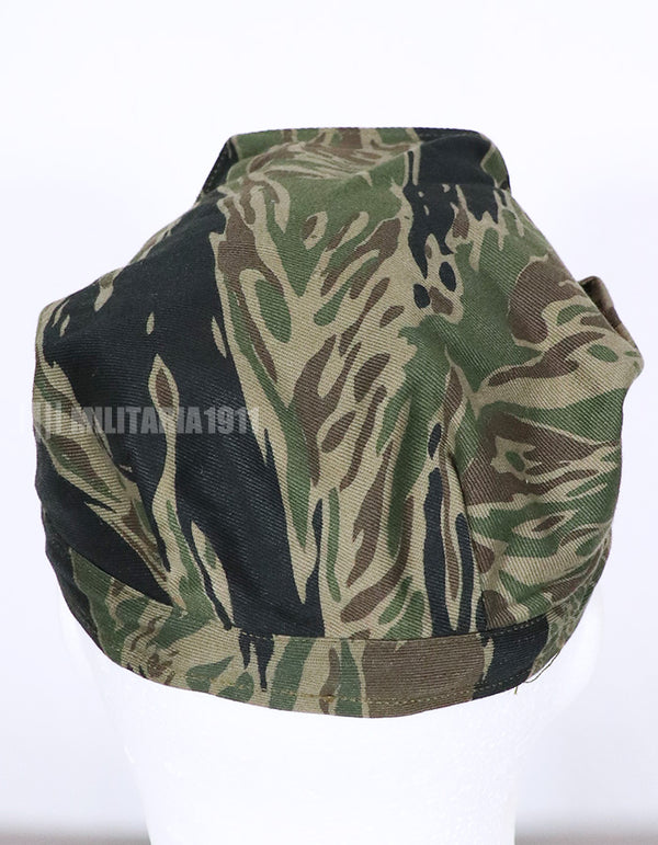 実物生地レプリカ　シルバータイガーストライプ　ユーティリティキャップ　中古品