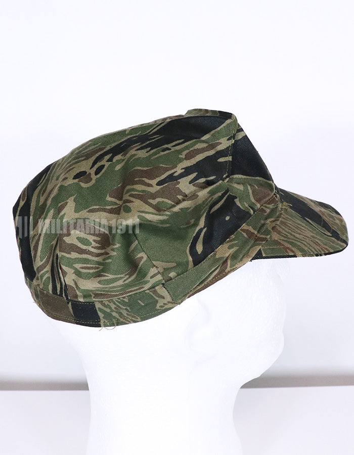 実物生地レプリカ　シルバータイガーストライプ　ユーティリティキャップ　中古品