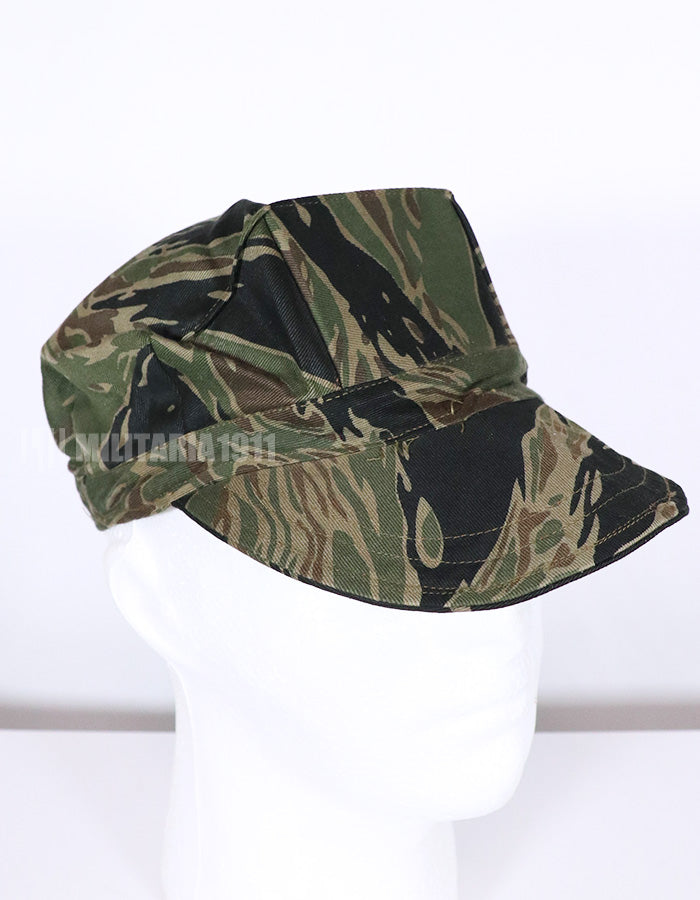 実物生地レプリカ　シルバータイガーストライプ　ユーティリティキャップ　中古品