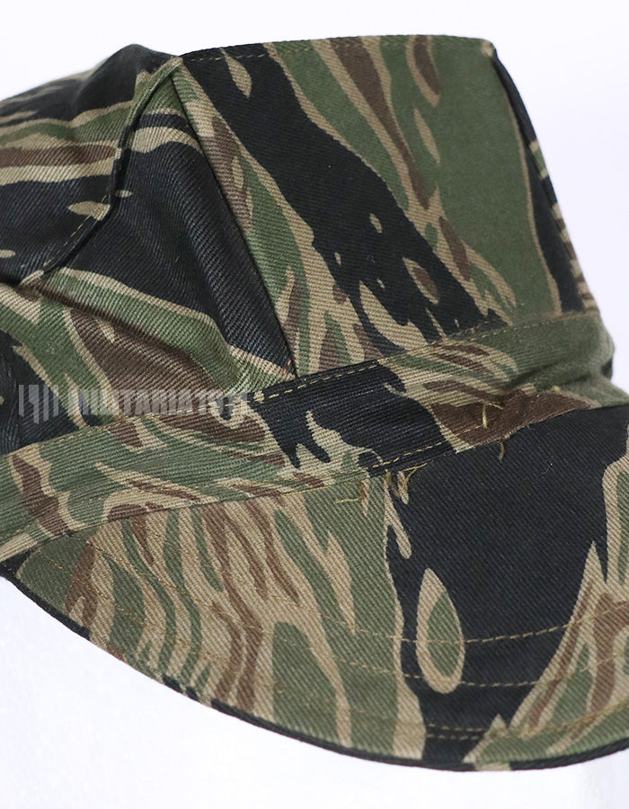 実物生地レプリカ　シルバータイガーストライプ　ユーティリティキャップ　中古品