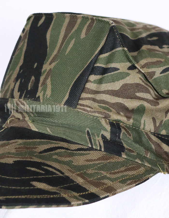 実物生地レプリカ　シルバータイガーストライプ　ユーティリティキャップ　中古品