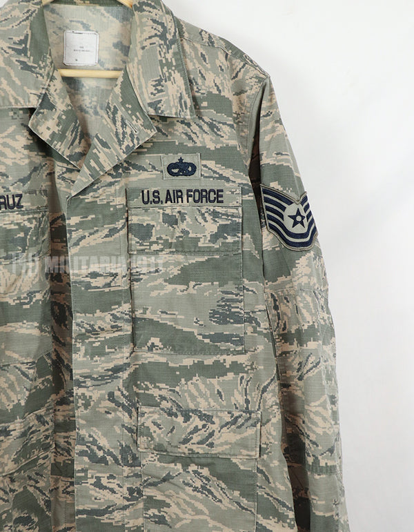 実物　アメリカ空軍　ACP ABU ジャケット　パッチ付き A