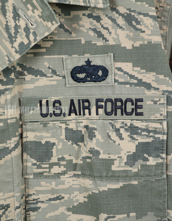 実物　アメリカ空軍　ACP ABU ジャケット　パッチ付き A