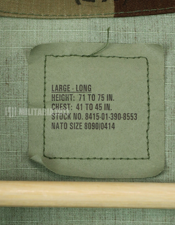 実物　アメリカ陸軍　US Army 29th Infantry Division　ウッドランド迷彩　ジャケット　1999年製