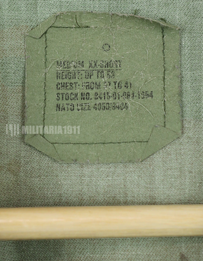 実物　アメリカ空軍　NCO ウッドランド迷彩　ジャケット　パッチ付き　状態悪い　1993年製