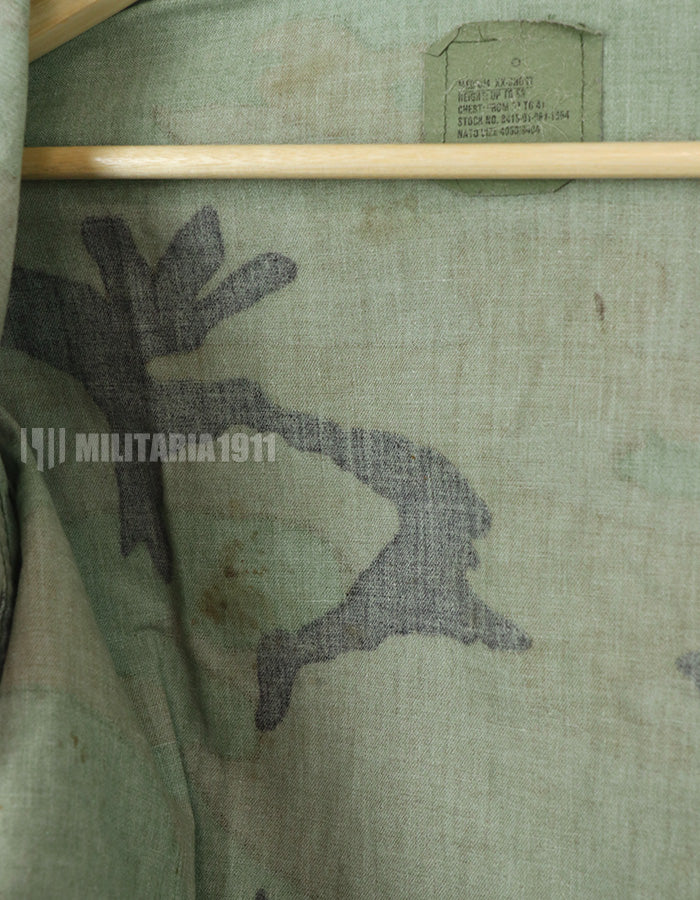 実物　アメリカ空軍　NCO ウッドランド迷彩　ジャケット　パッチ付き　状態悪い　1993年製