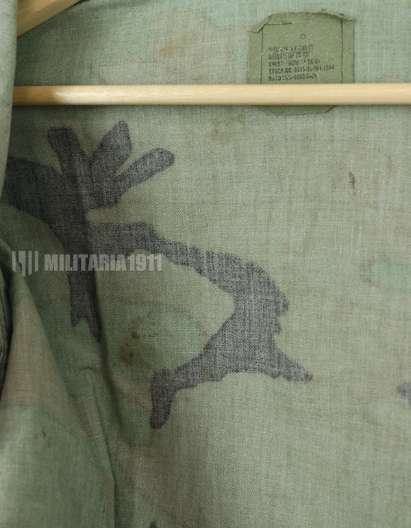 実物　アメリカ空軍　NCO ウッドランド迷彩　ジャケット　パッチ付き　状態悪い　1993年製
