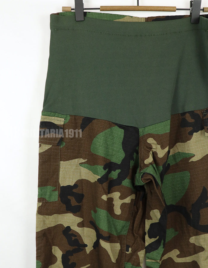 米軍サープラス　女性戦闘服　ウッドランド迷彩　マタニティーパンツ　80年代ロット