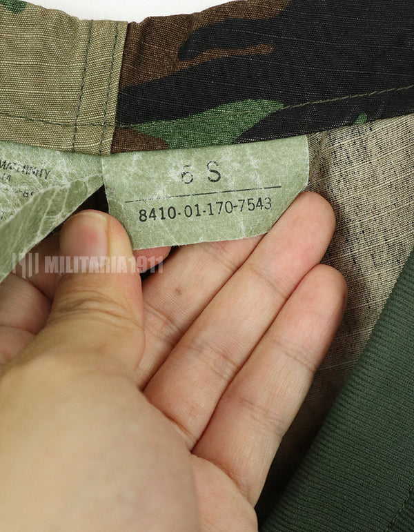 米軍サープラス　女性戦闘服　ウッドランド迷彩　マタニティーパンツ　80年代ロット