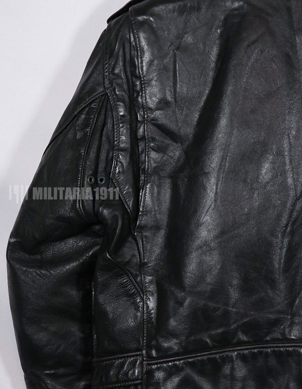 1980年代ロット　Schott製　ダブルライダースジャケット　裏地　MILITARIA 1911 ゴールドタイガー生地