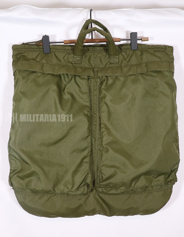 実物　アメリカ空軍　ヘルメットバッグ　1976年製　ジッパー開閉不可 中古品
