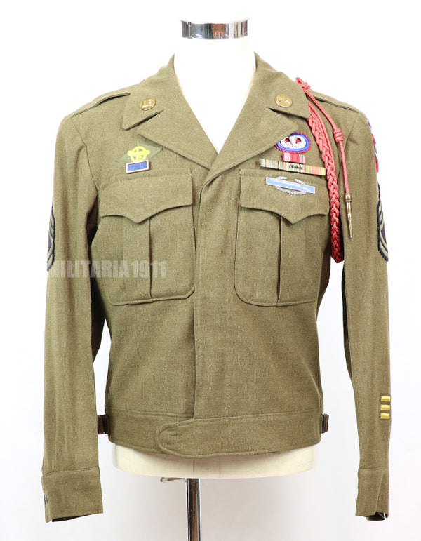 実物セット　アメリカ陸軍　第82空挺師団　アイクジャケットグルーピングセット　軍歴付