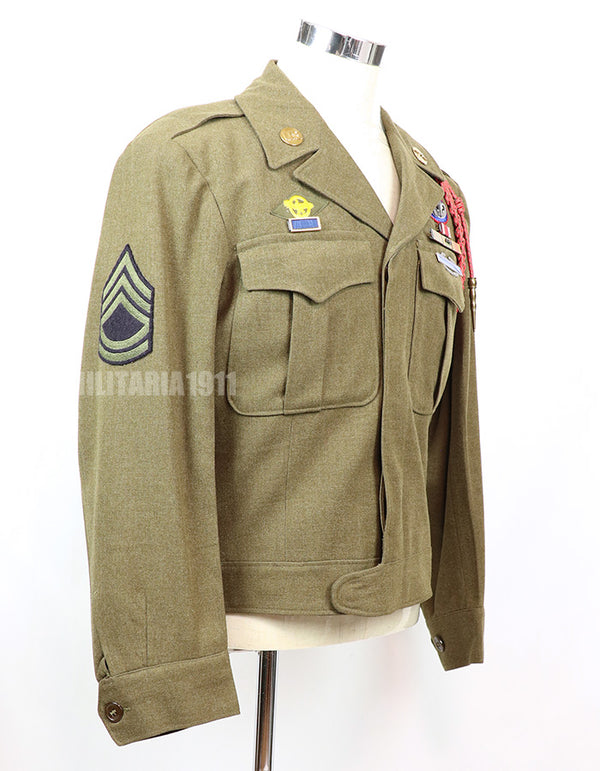 実物セット　アメリカ陸軍　第82空挺師団　アイクジャケットグルーピングセット　軍歴付