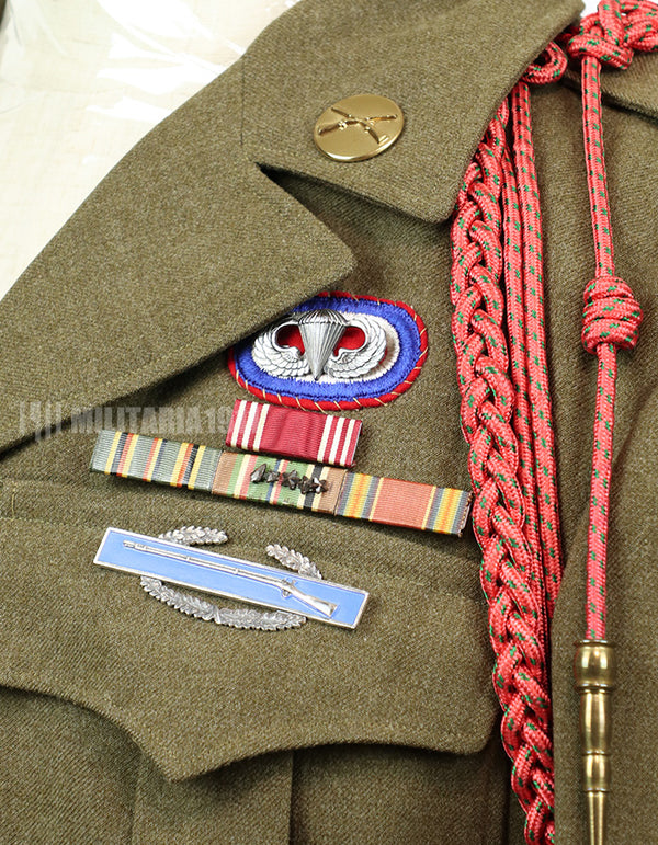 実物セット　アメリカ陸軍　第82空挺師団　アイクジャケットグルーピングセット　軍歴付