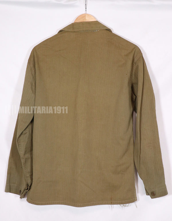 実物　USMC　第二次世界大戦　P-41 HBTユニフォーム　日焼け・破れあり