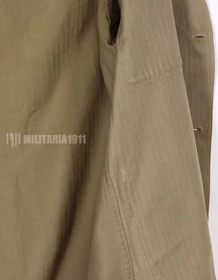 実物　USMC　第二次世界大戦　P-41 HBTユニフォーム　日焼け・破れあり