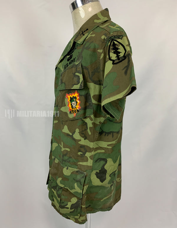 実物　アメリカ陸軍　ERDL　特殊部隊隊員　ジャケット