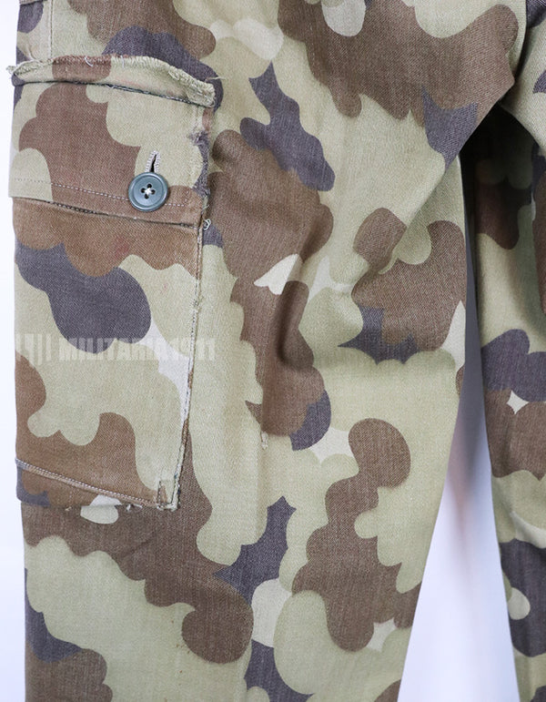 実物　南ベトナム　野戦憲兵　クラウド迷彩パターン　上下セット