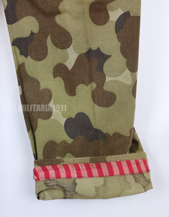 実物　南ベトナム　野戦憲兵　クラウド迷彩パターン　上下セット