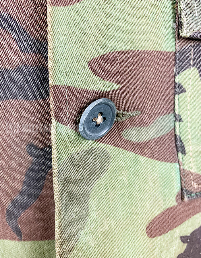 実物　南ベトナム陸軍　空挺師団　ERDLリーフ戦闘服上下セット