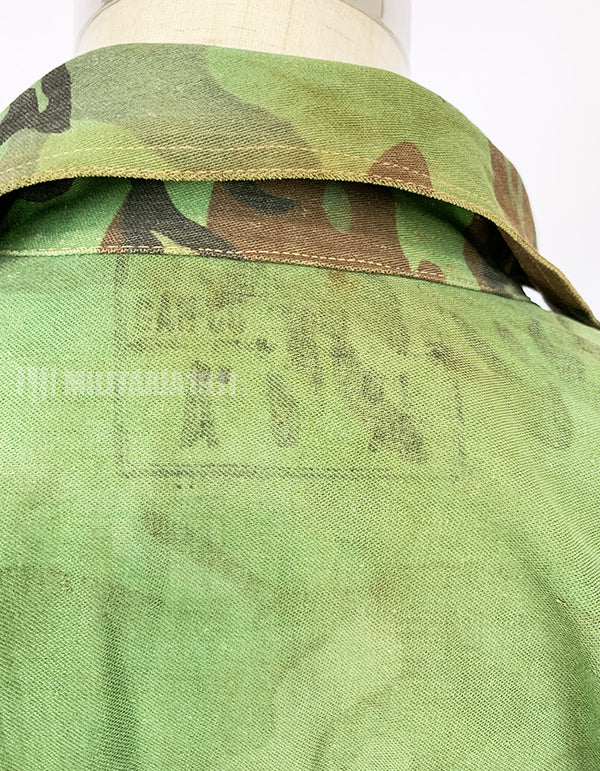 実物　南ベトナム陸軍　空挺師団　ERDLリーフ戦闘服上下セット