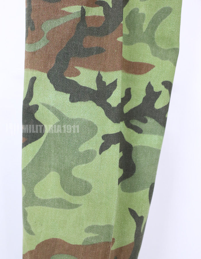 実物　南ベトナム陸軍　空挺師団　ERDLリーフ戦闘服上下セット