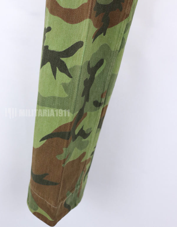 実物　南ベトナム陸軍　空挺師団　ERDLリーフ戦闘服上下セット