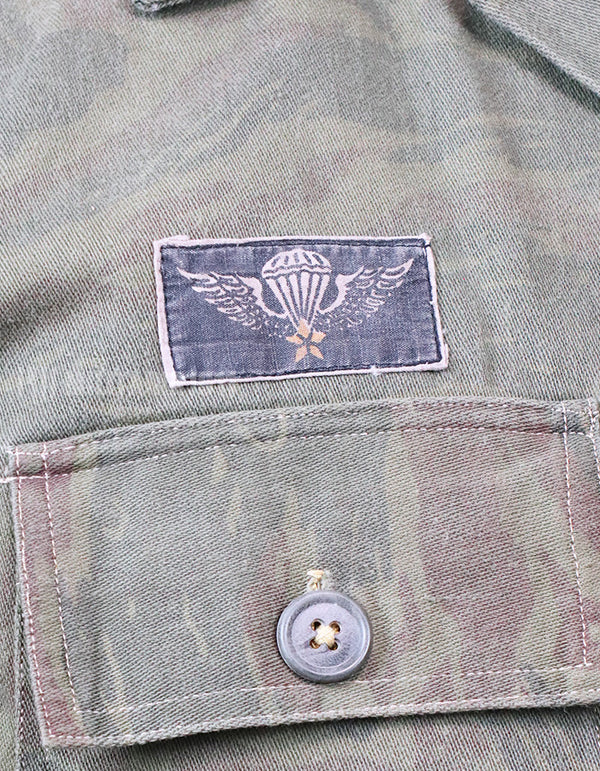 実物　リザード迷彩ジャケット　上下セット　コマンド 電虎