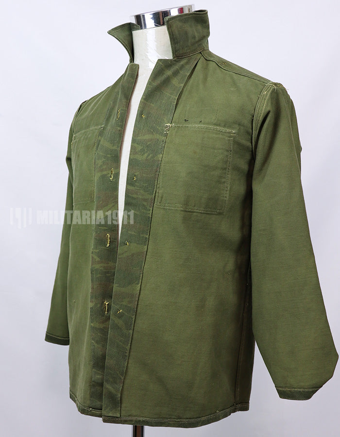 実物　リザード迷彩ジャケット　上下セット　コマンド 電虎