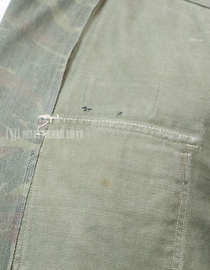 実物　リザード迷彩ジャケット　上下セット　コマンド 電虎