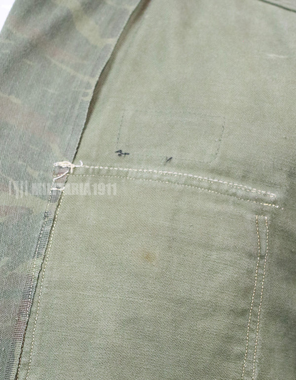 実物　リザード迷彩ジャケット　上下セット　コマンド 電虎