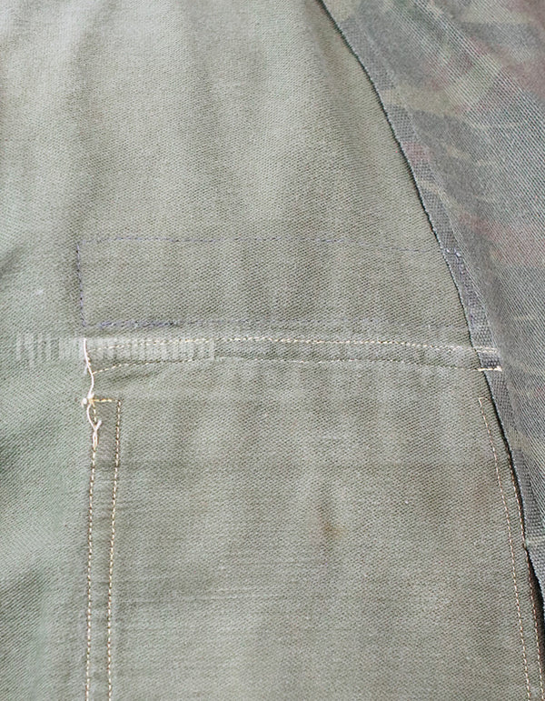 実物　リザード迷彩ジャケット　上下セット　コマンド 電虎