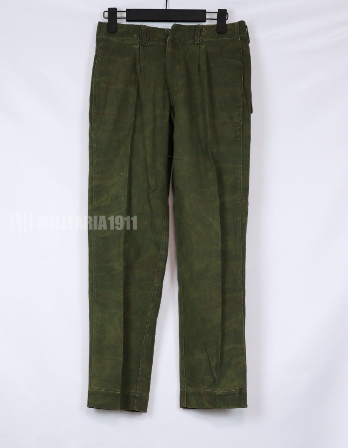 実物　リザード迷彩ジャケット　上下セット　コマンド 電虎