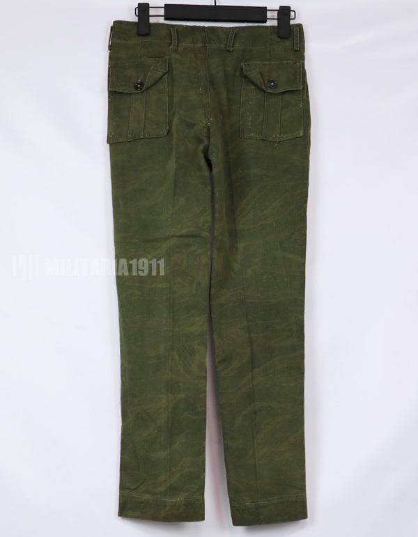 実物　リザード迷彩ジャケット　上下セット　コマンド 電虎