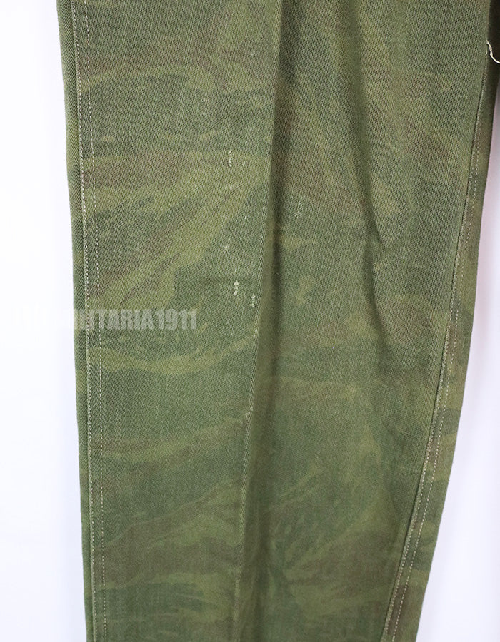 実物　リザード迷彩ジャケット　上下セット　コマンド 電虎