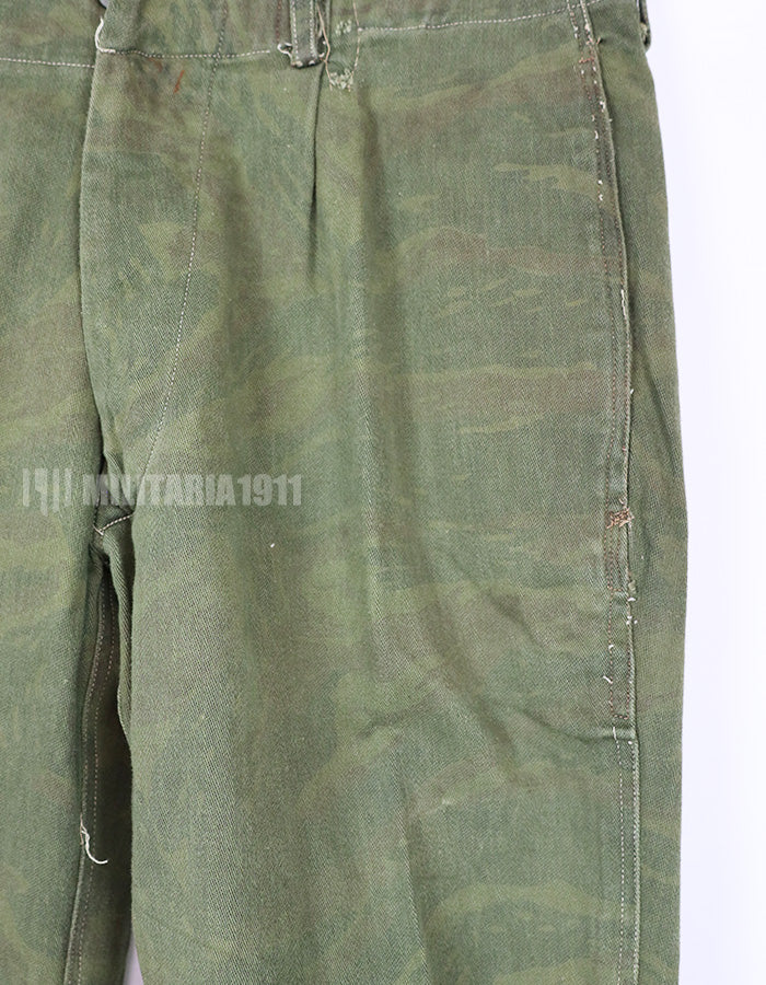 実物　リザード迷彩ジャケット　上下セット　コマンド 電虎