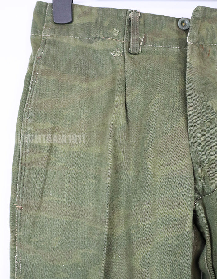 実物　リザード迷彩ジャケット　上下セット　コマンド 電虎