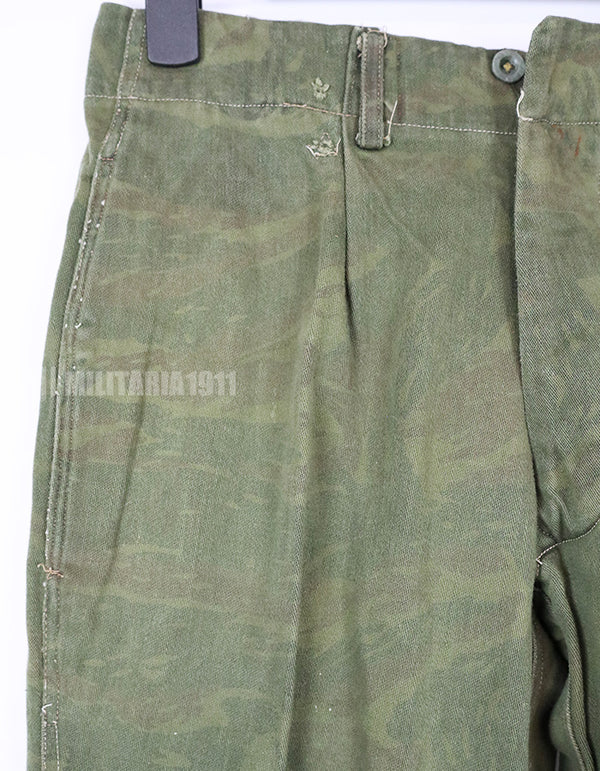 実物　リザード迷彩ジャケット　上下セット　コマンド 電虎